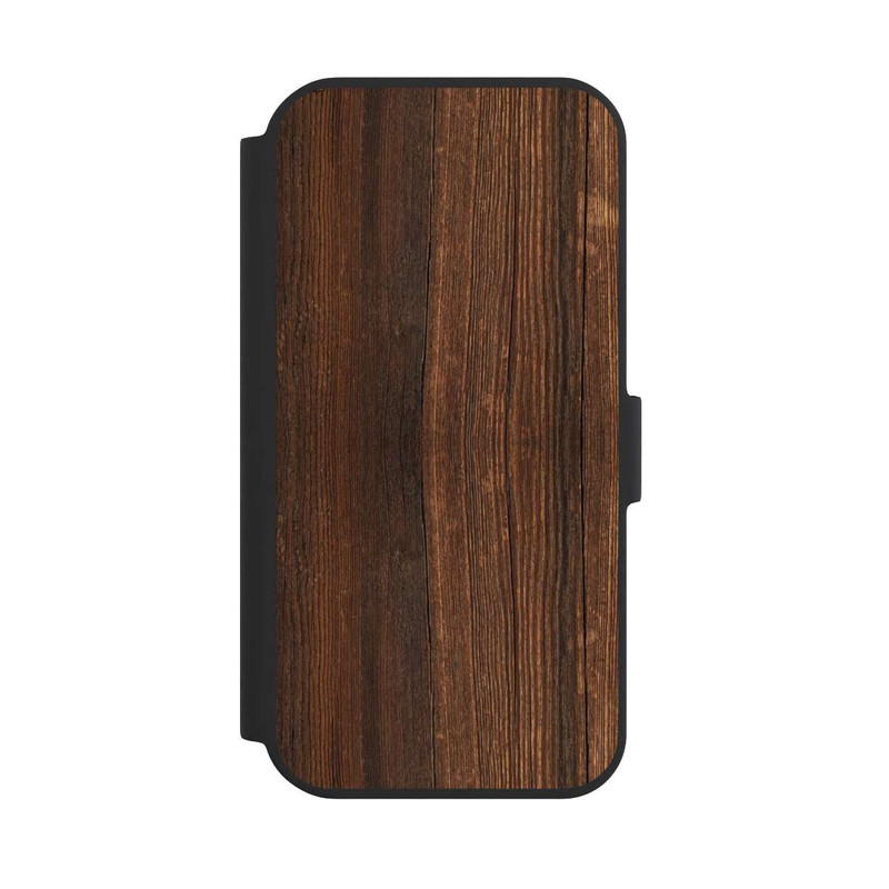 iPhone 15 NIVOflip Nußbaum Holzlook