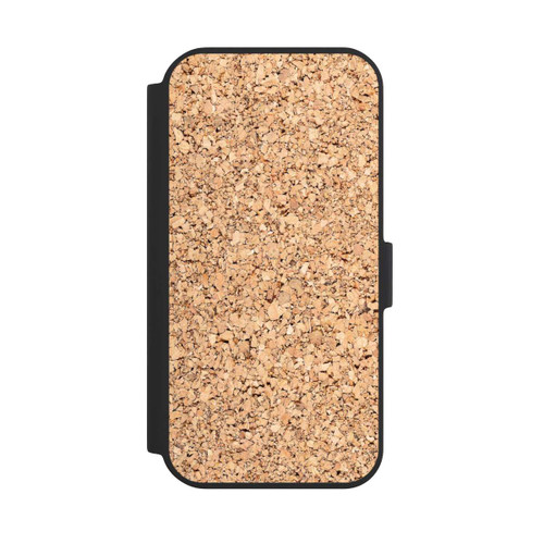 Apple iPhone 15 NIVOflip Kork Holzlook