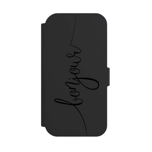Apple iPhone 15 NIVOflip Bonjour Schwarz ohne Hintergrund