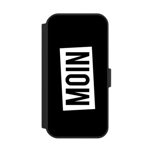 Apple iPhone 15 NIVOflip Moin auf Schwarz