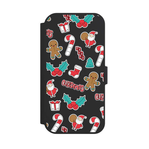 Apple iPhone 15 NIVOflip Christmas Pattern transparent