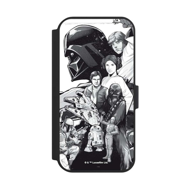 iPhone 15 NIVOflip Star Wars Characters - Black and White