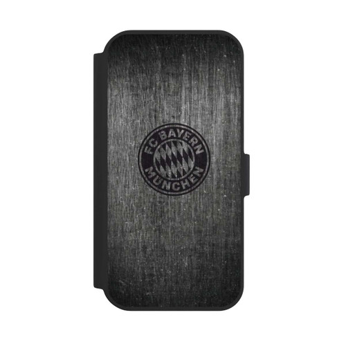 Apple iPhone 15 NIVOflip Metal look FCB Logo plain