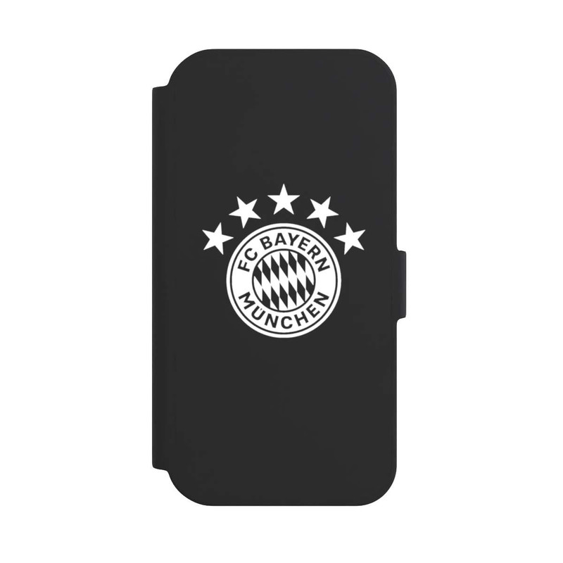 iPhone 15 NIVOflip FCB Logo einfarbig mit Sternen - ohne Hintergrund