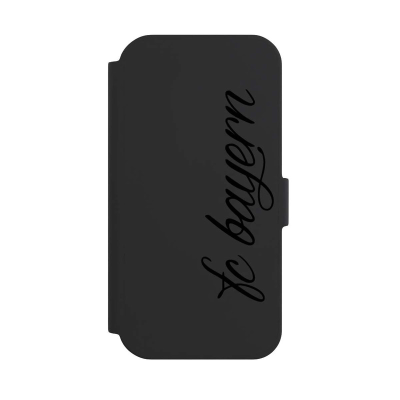 iPhone 15 NIVOflip Schwarzes FCB Girlmotiv - ohne Hintergrund