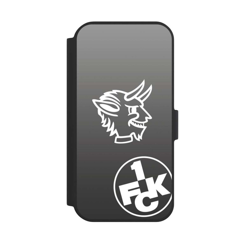 iPhone 15 NIVOflip Teufelskopf FCK auf Schwarz
