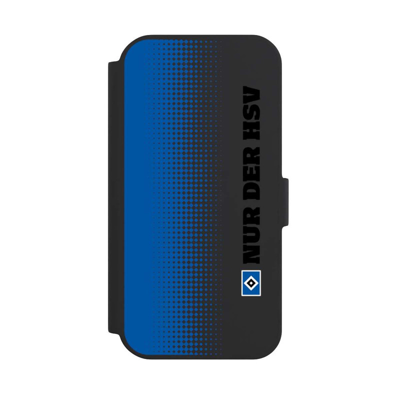 iPhone 15 NIVOflip Nur der HSV - Trame losange bleue - sans fond