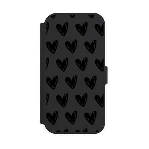 Apple iPhone 15 NIVOflip Herzen Schwarz ohne Hintergrund