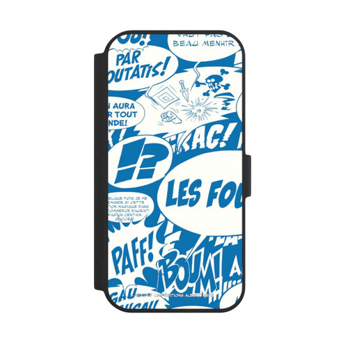 Apple iPhone 15 NIVOflip Sprechblasen Asterix Blau