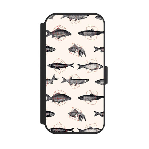 Apple iPhone 15 NIVOflip Fische in Geometrie
