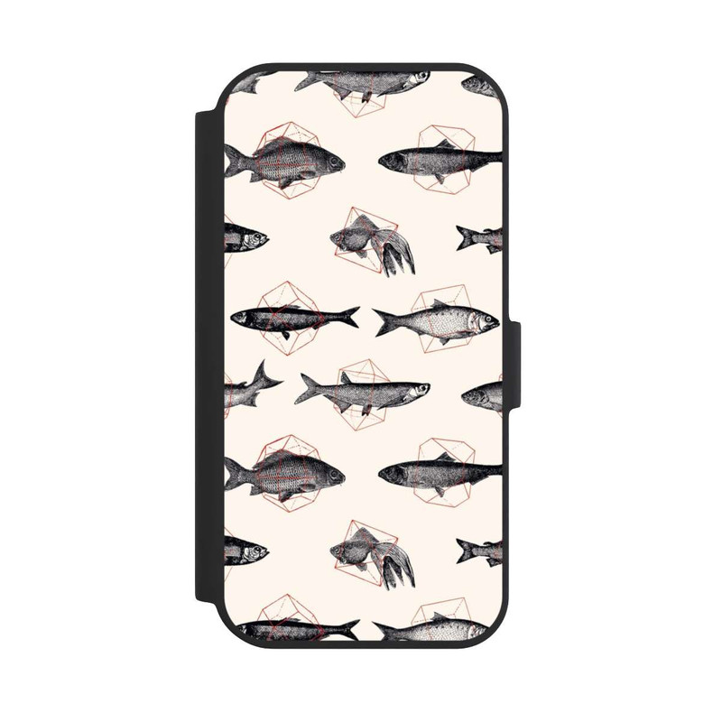 iPhone 15 NIVOflip Fische in Geometrie