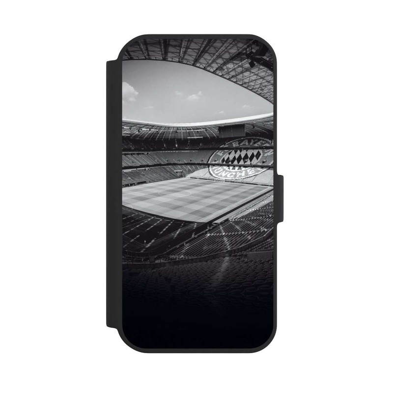 iPhone 15 NIVOflip Stade FC Bayern - Noir Blanc