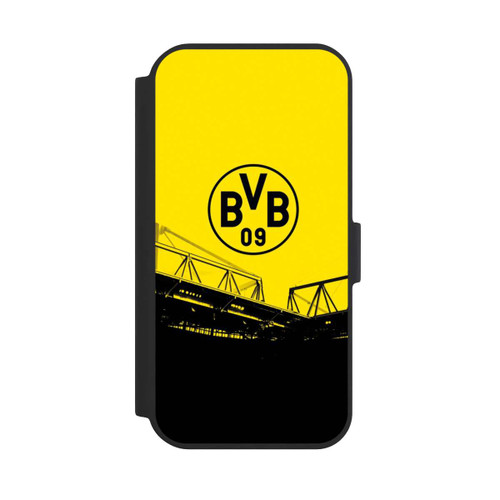 Apple iPhone 15 NIVOflip Stadion Schwarz-Gelb - BVB