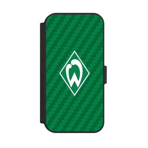 Apple iPhone 15 NIVOflip Carbonlook - Werder Bremen
