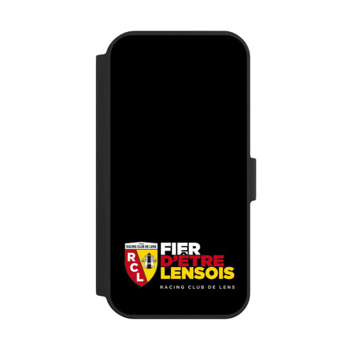 Apple iPhone 15 NIVOflip RCL Logo Schwarz Unten