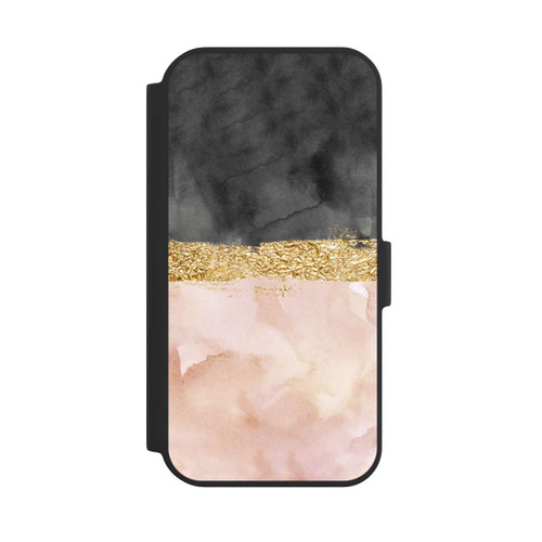 Apple iPhone 15 NIVOflip Goldener Linien Look