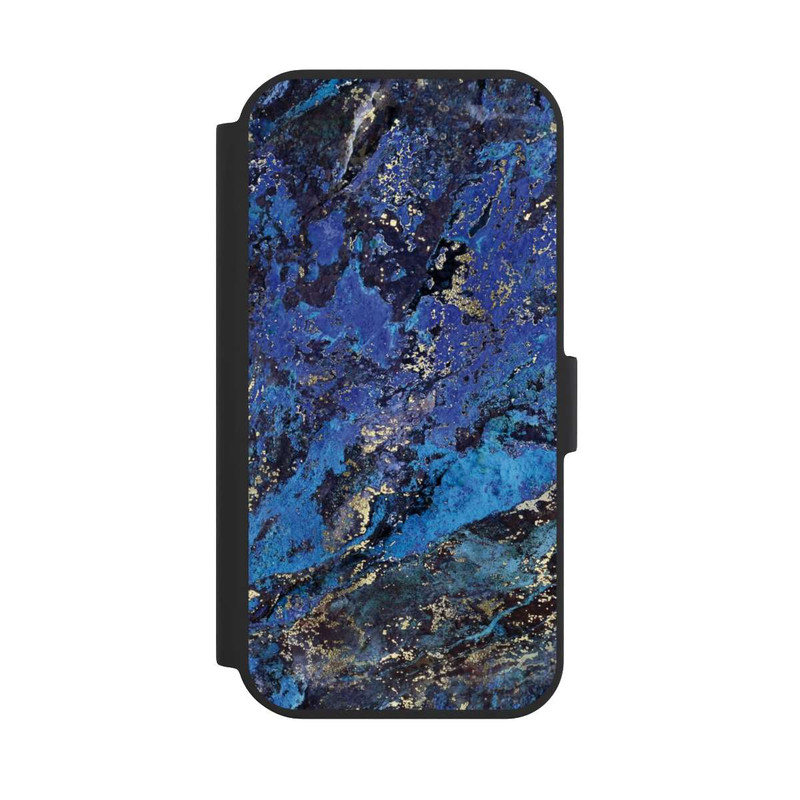iPhone 15 NIVOflip Lapislazuli blau und gold