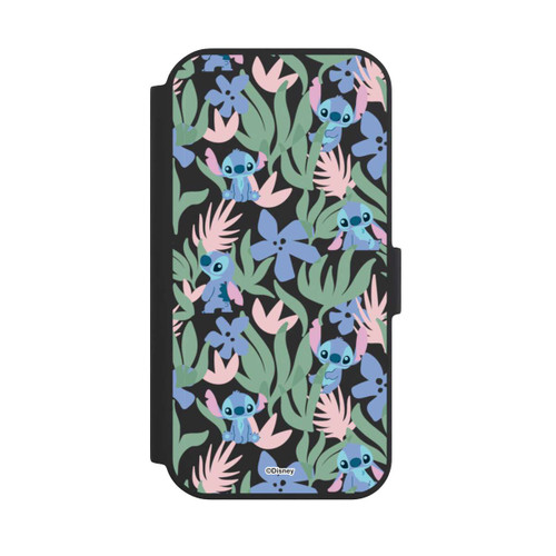 Apple iPhone 15 NIVOflip Floral Pattern Stitch Transparent