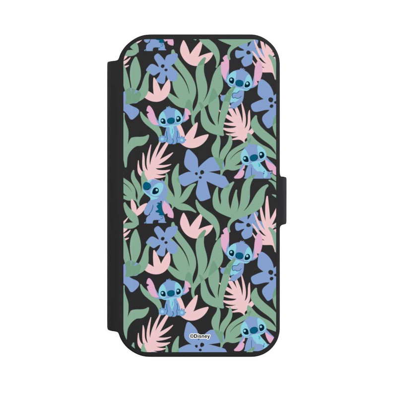iPhone 15 NIVOflip Floral Pattern Stitch Transparent