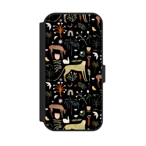 Apple iPhone 15 NIVOflip Wilde Gartenbuchstaben von Léa Le Pivert