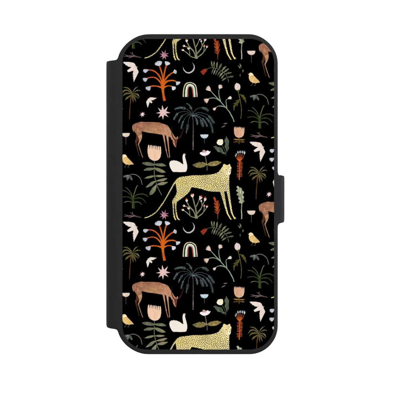 iPhone 15 NIVOflip Wilde Gartenbuchstaben von Léa Le Pivert