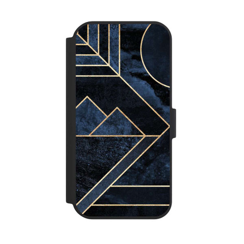 Apple iPhone 15 NIVOflip Moderner Golddruck