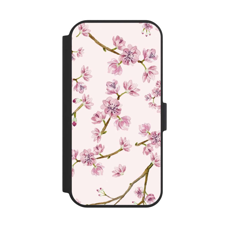 iPhone 15 NIVOflip Fleurs de Cerisier Rose