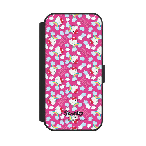 Apple iPhone 15 NIVOflip Hello Kitty Regenbogenmuster