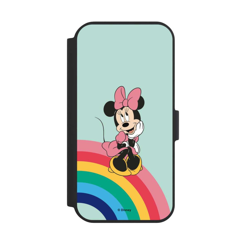 iPhone 15 NIVOflip Minnie Regenbogen Portrait