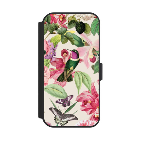 Apple iPhone 15 NIVOflip Kolibris und Rosen Muster