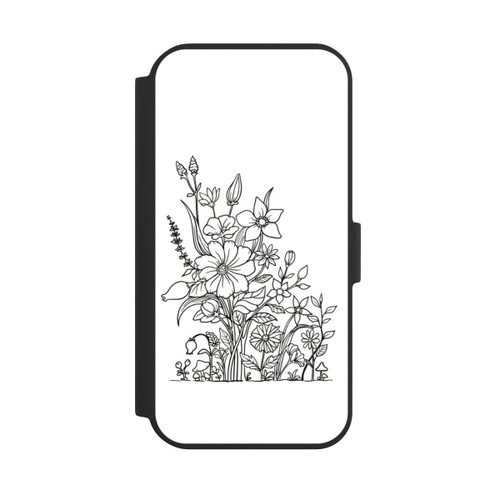 Apple iPhone 15 NIVOflip Flowers Line Art
