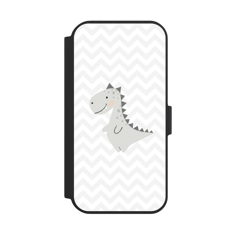 iPhone 15 NIVOflip Grey Dino