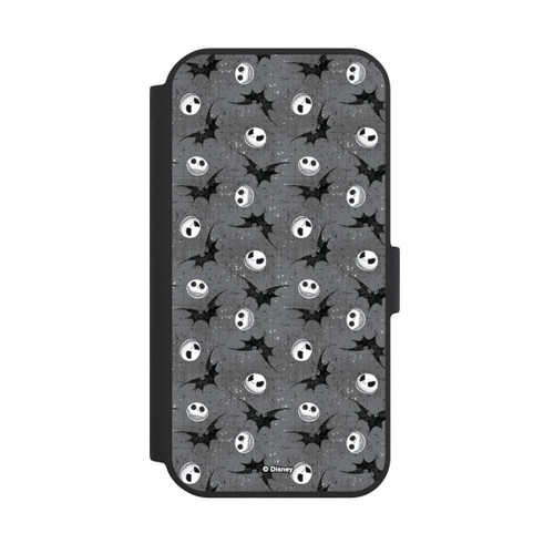 Apple iPhone 15 NIVOflip Jack Grey Pattern Tim Burtons Nightmare before Christmas