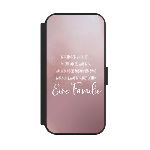 Apple iPhone 15 NIVOflip Eine Familie Altrosa