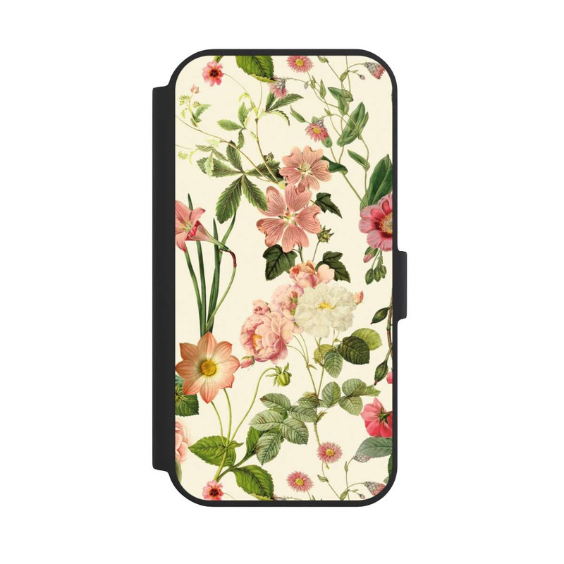 iPhone 15 NIVOflip Wildblumen auf Hellgelb
