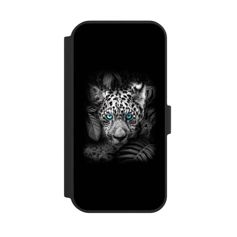 iPhone 15 NIVOflip Jaguar Schwarz Dschungel