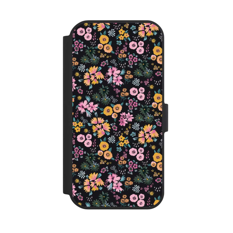 iPhone 15 NIVOflip Little Flowers Multi Black 2