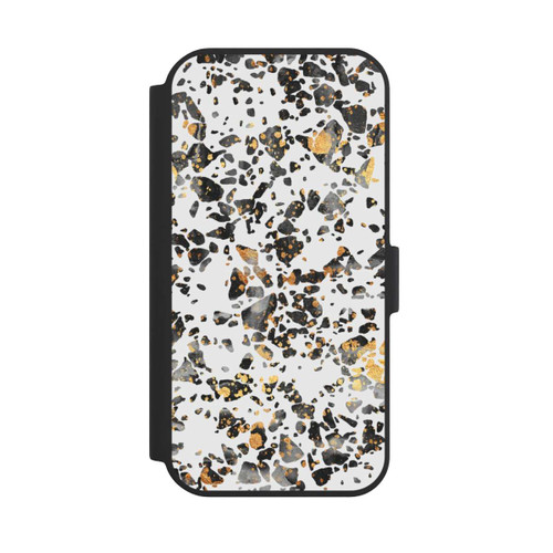 Apple iPhone 15 NIVOflip Gold Speckled Terrazzo