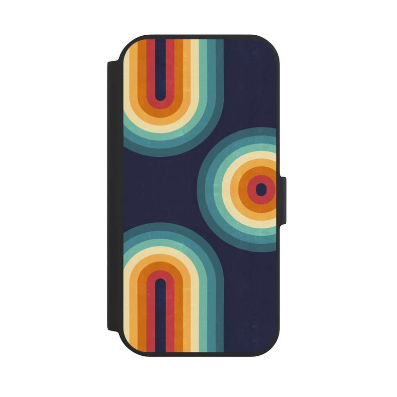iPhone 15 NIVOflip Double Rainbow on Blue