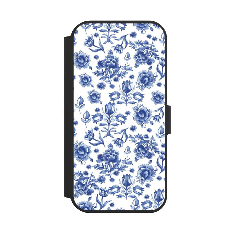 iPhone 15 NIVOflip Blue Flower Pattern - Delft (NL)