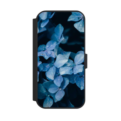 Apple iPhone 15 NIVOflip Fleurs bleues 2