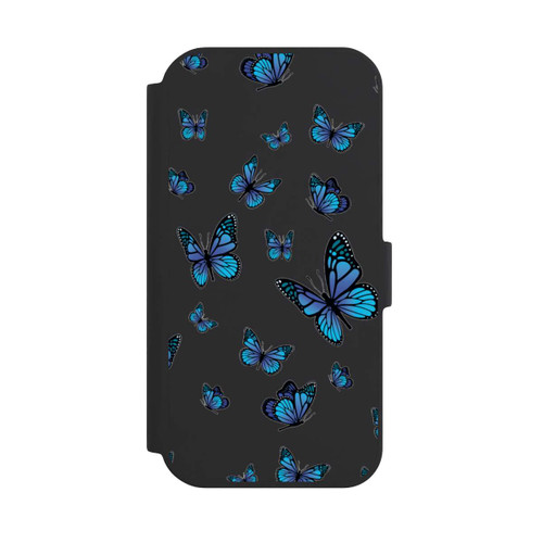 Apple iPhone 15 NIVOflip Schmetterlingmuster Transparent