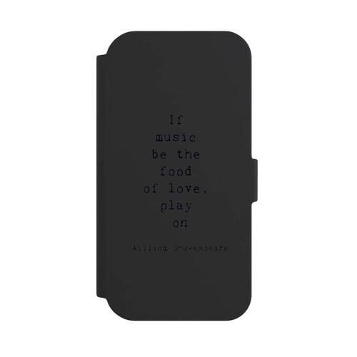 Apple iPhone 15 NIVOflip Shakespeare Music Food Transparent