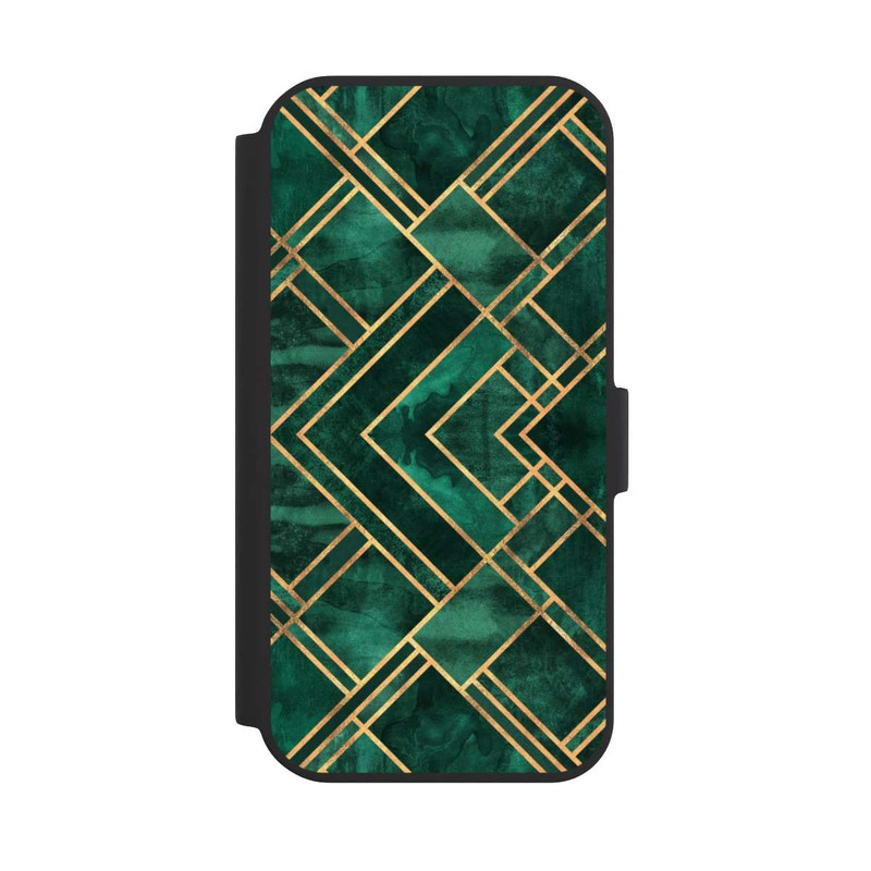 iPhone 15 NIVOflip Grüne Blöcke