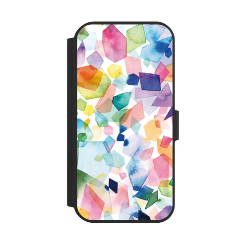 Apple iPhone 15 NIVOflip Bunte Aquarelledelsteine ​​und Diamanten