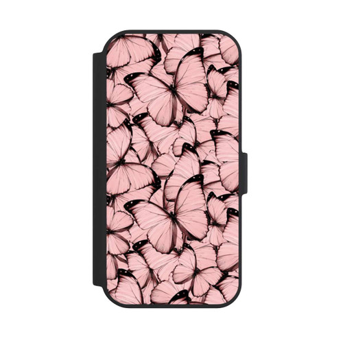 Apple iPhone 15 NIVOflip Rosa Schmetterling-Muster