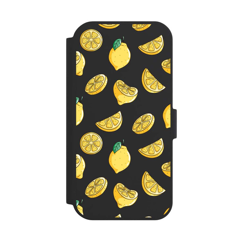 iPhone 15 NIVOflip Zitrone Transparent