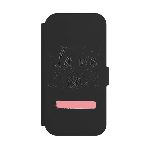 Apple iPhone 15 NIVOflip La vie en Rosa Transparent