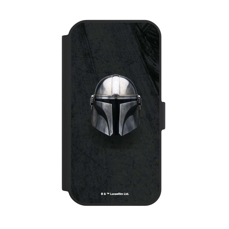 iPhone 15 NIVOflip Schwarzer Mandalorianer Helm