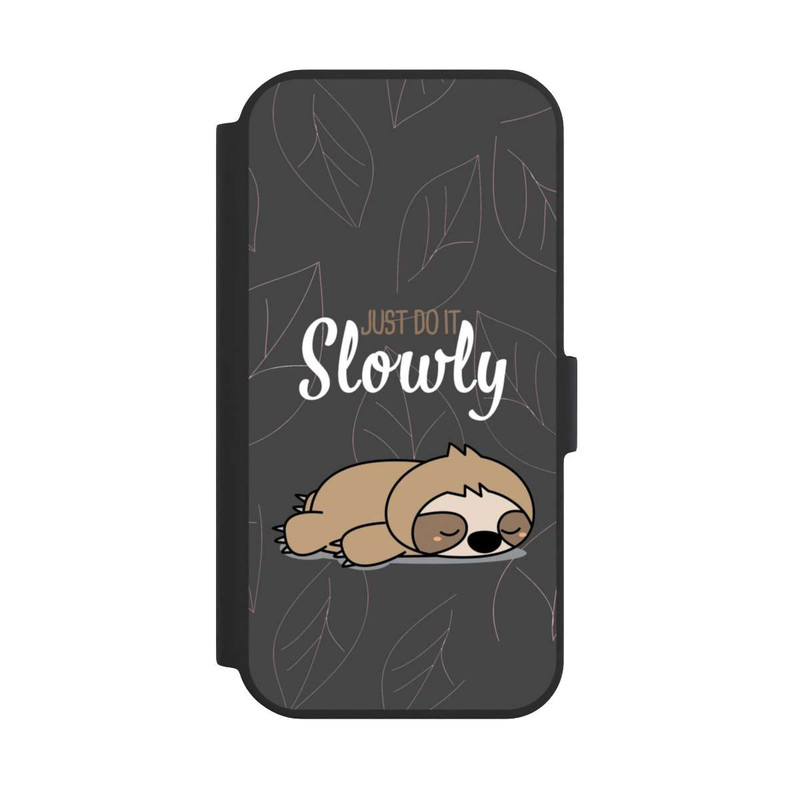 iPhone 15 NIVOflip Just Do It Slowly Sloth Grey